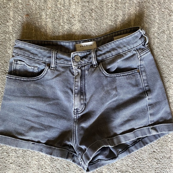 PacSun Pants - High-waisted denim mom shorts